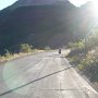 Race tegen de ondergaande zon op de Col de Vars.