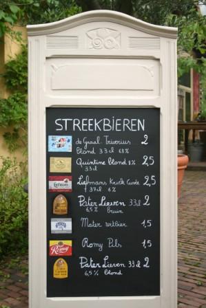 Genieten van streekbieren in De Groene Weg